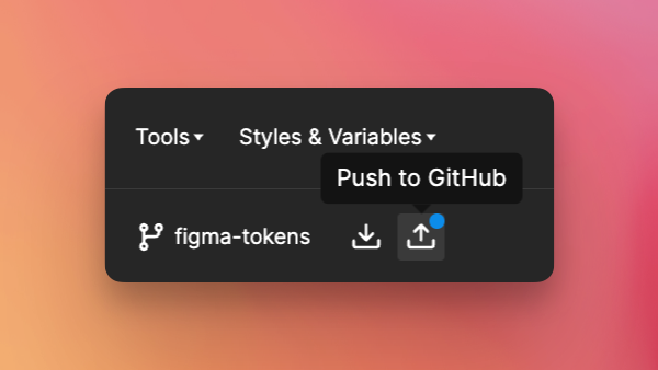 Pushing tokens to Github